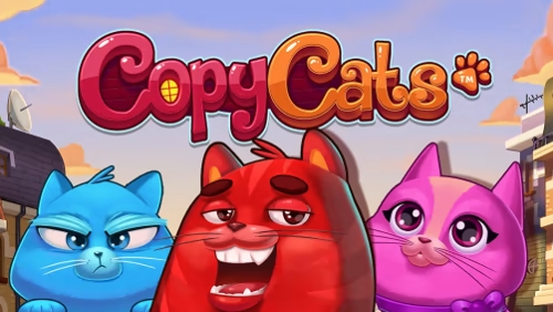 Copy Cats slot logo från NetEnt
