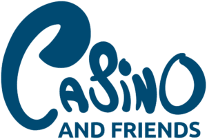 Casino and friends logo on transparent background