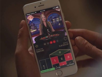 Live casinospel från mobil enhet
