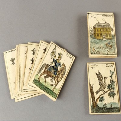 Gammalt kortspel från medeltiden