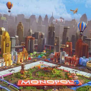 Interaktiv spelplan för Monopoly live