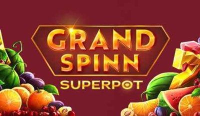 Grand Spinn Superpot slot logo