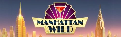 Manhattan Wild slot logo banner