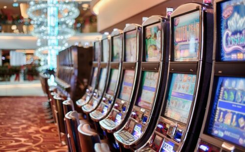 Spelautomater på landbaserat casino