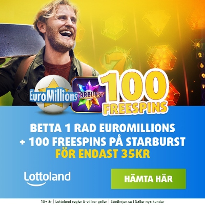 Länk till Lottoland free spins och EuroMillions bonus