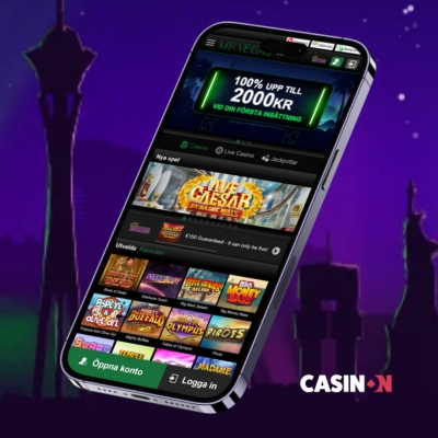 Mr Vegas casino på mobil