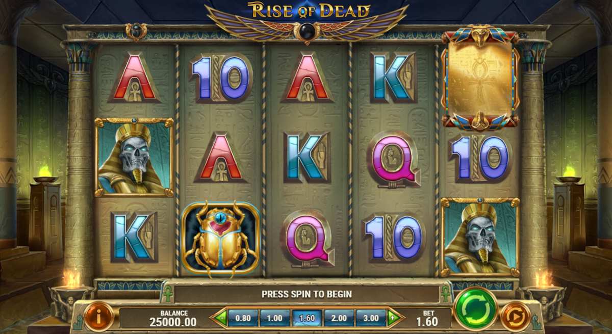 Rise of Dead slots spelplan
