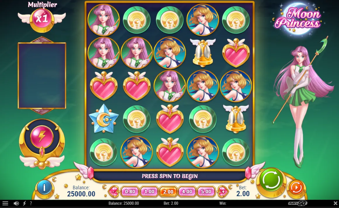Moon Princess slot spelplan