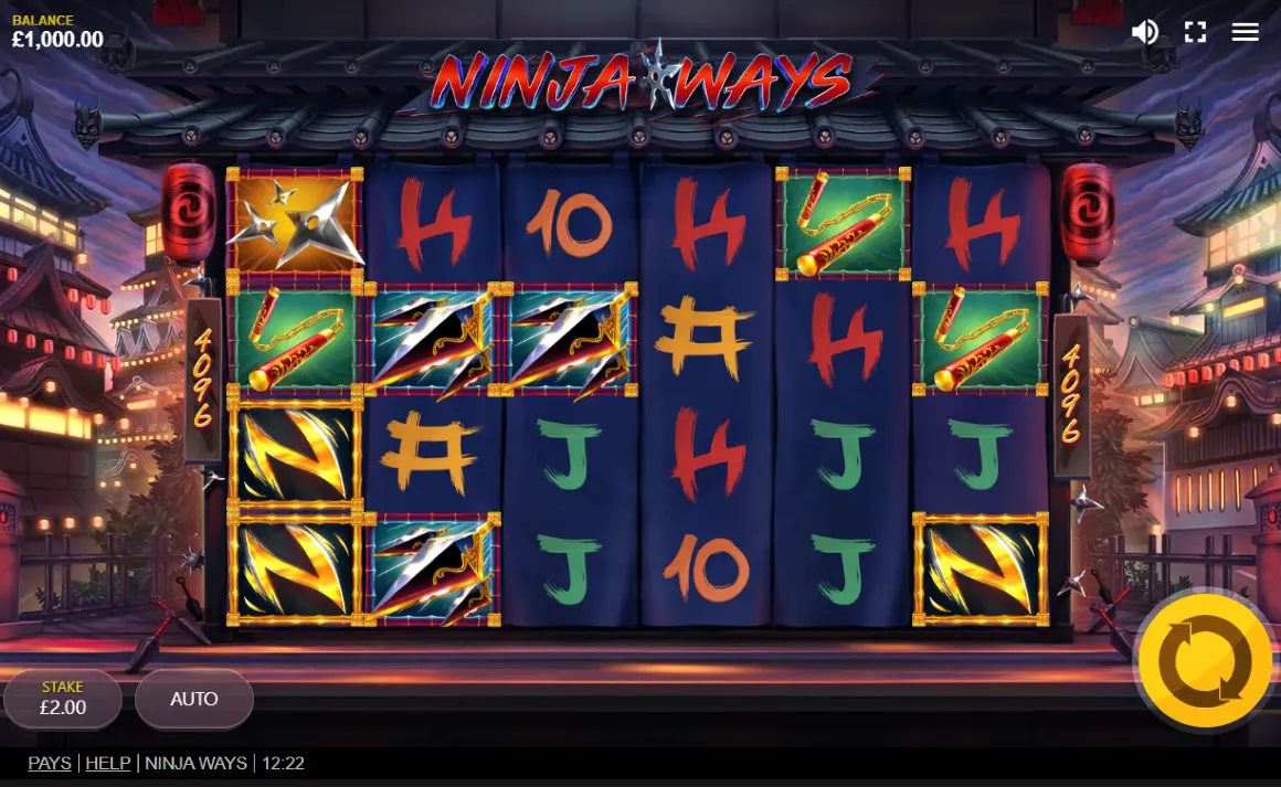 ninja ways slot från Red Tiger Gaming