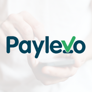 Paylevo logo och mobiltelefon