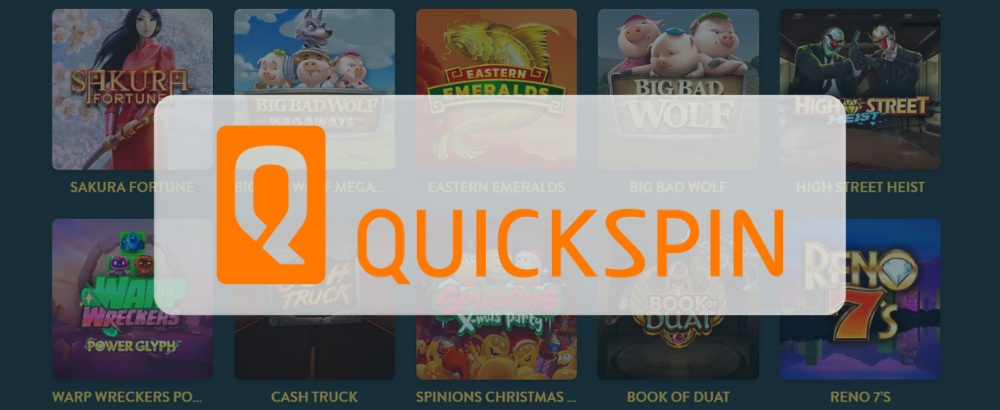 Quickspin logo framför Quickspin slots