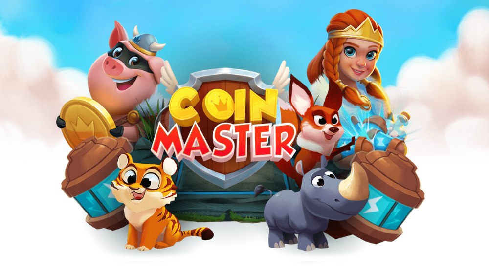 Coin Master logo och karaktärer