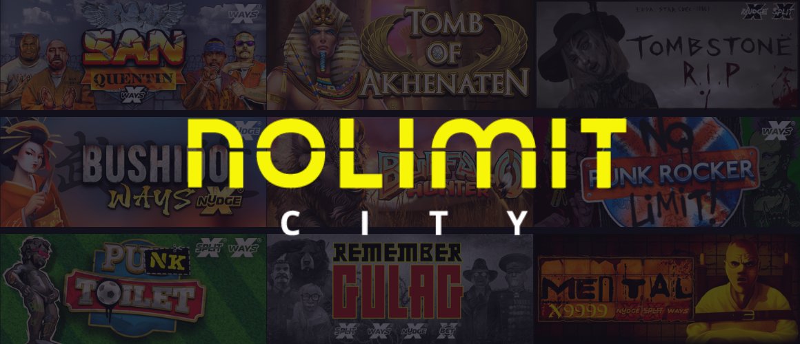 Nolimit City logo och spel