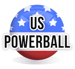 US Powerball logo på Superlottoclub