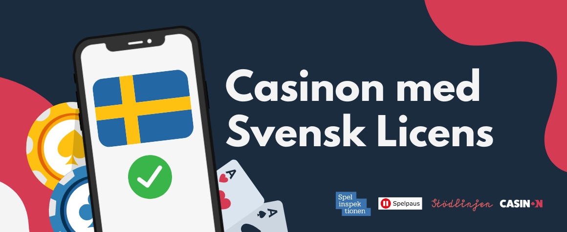 Casinon med svensk licens guide