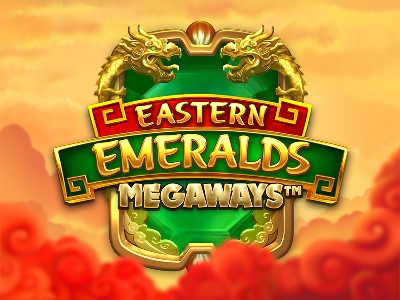 Logo för eastern emeralds megaways slot från Quickspin