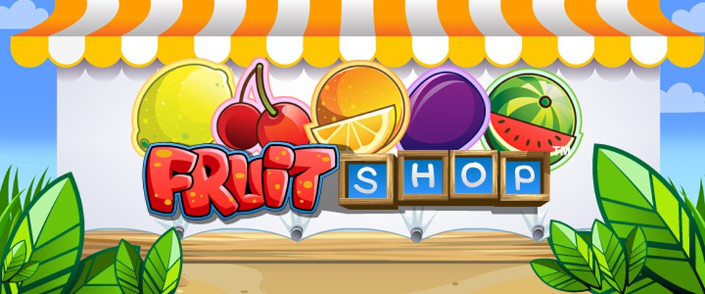 Banner för Fruit Shop online slot
