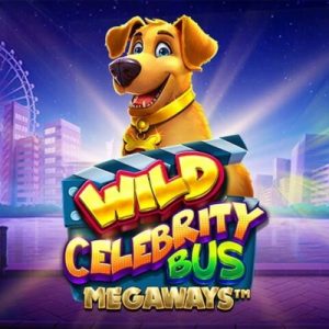 Wild Celebrity Bus Megaways slot logo