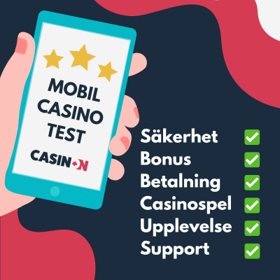 Mobilcasino test av Casinon