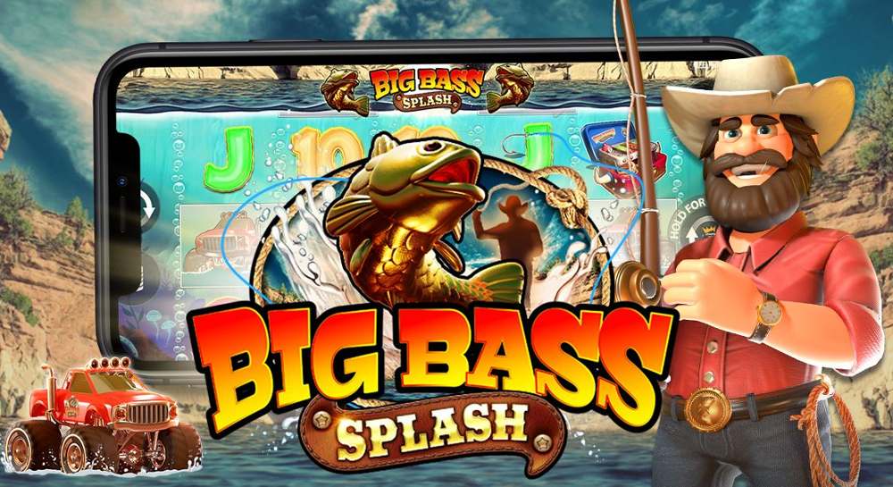 Big Bass Splash karaktärer och logo från Pragmatic Play