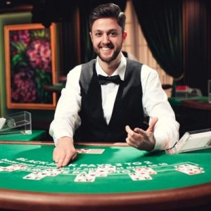 Blackjack på live casino