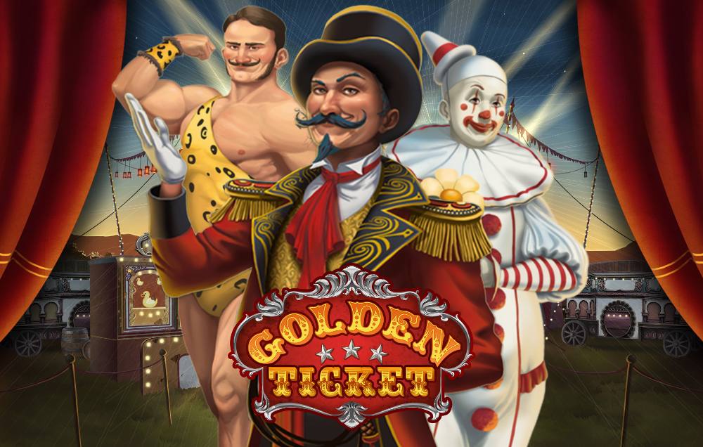 Golden Ticket slot logo från Play'n GO