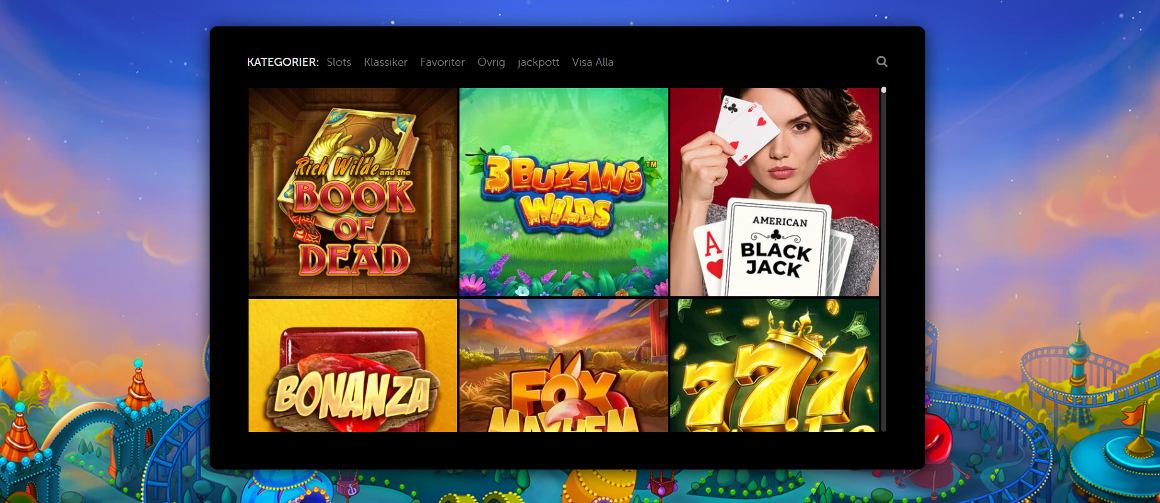 Casinospel på Lucky Louis online casino