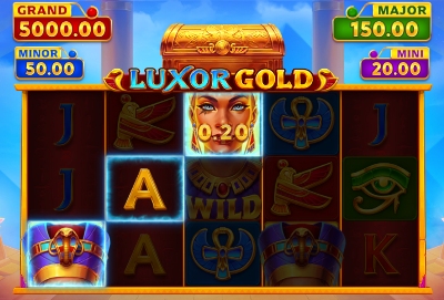 Design för vinst på Luxor Gold Hold and Win