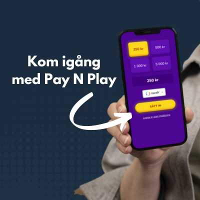 Insättning på svenskt Pay N Play casino mobilt