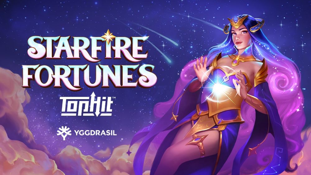 Starfire Fortunes slotlogo med Yggdrasils tophit funktion
