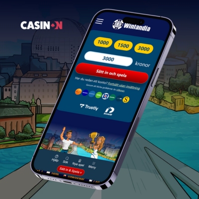 Winlandia casino på mobil enhet