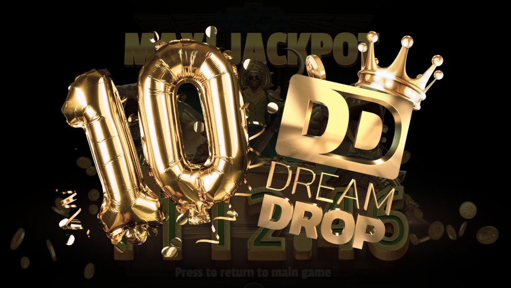 10:e vinst på Dream Drop jackpott