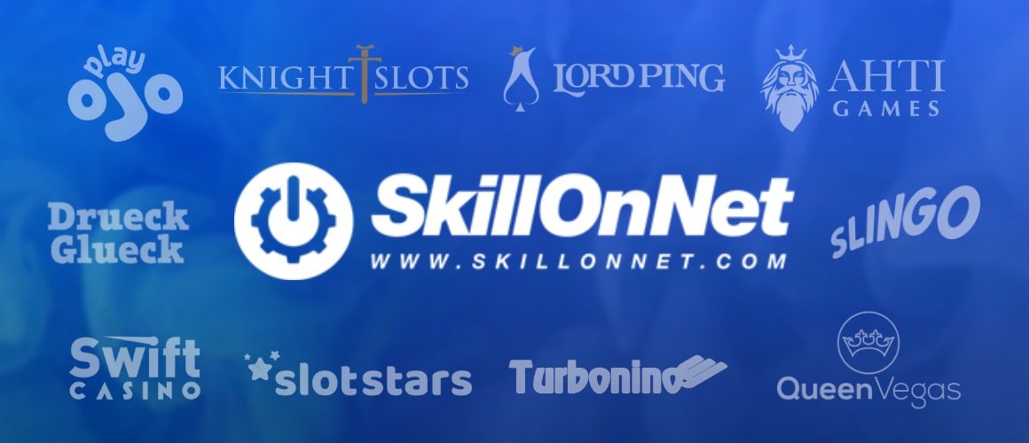SkillOnNet casinon online och logo