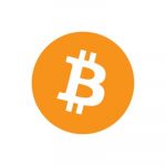 Logo för kryptovalutan Bitcoin