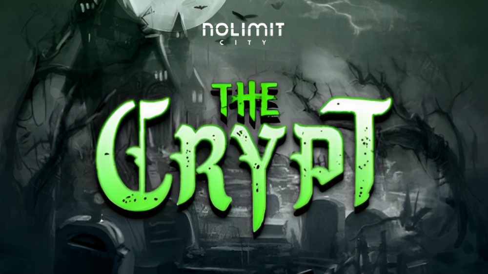 The Crypt slot logo från Nolimit City