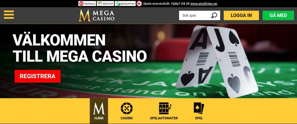 Mega casinos hemsida