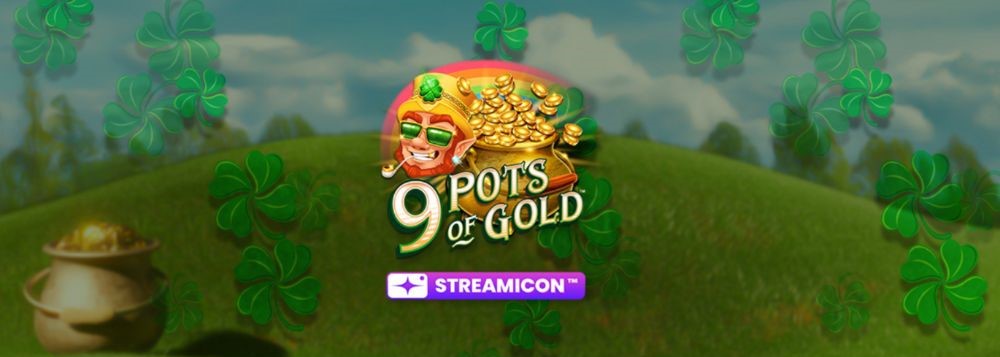 nya live spel 9 pots of gold från OnAir Entertainment