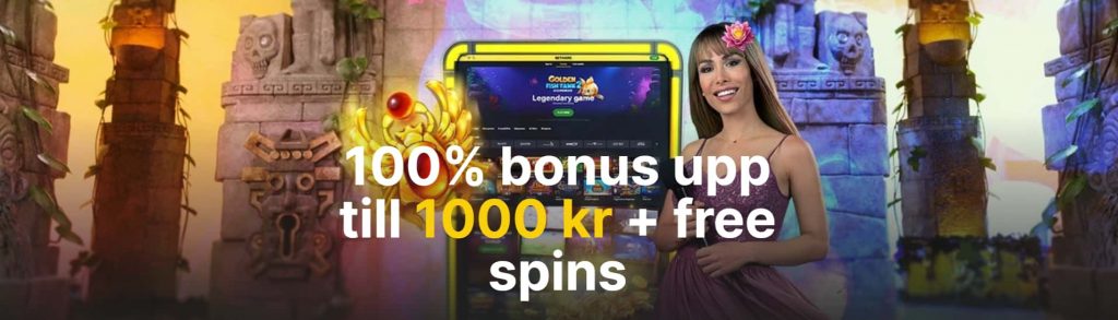 kvinna som står ibland ruiner med casinosymboler