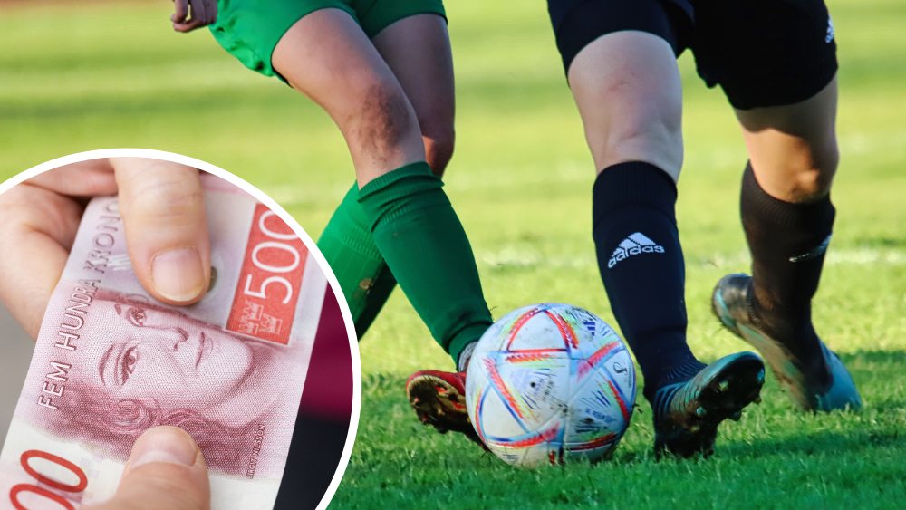 Betalning för riggad fotbolls match i Sverige
