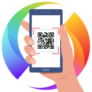 Mobil med Swish QR kod