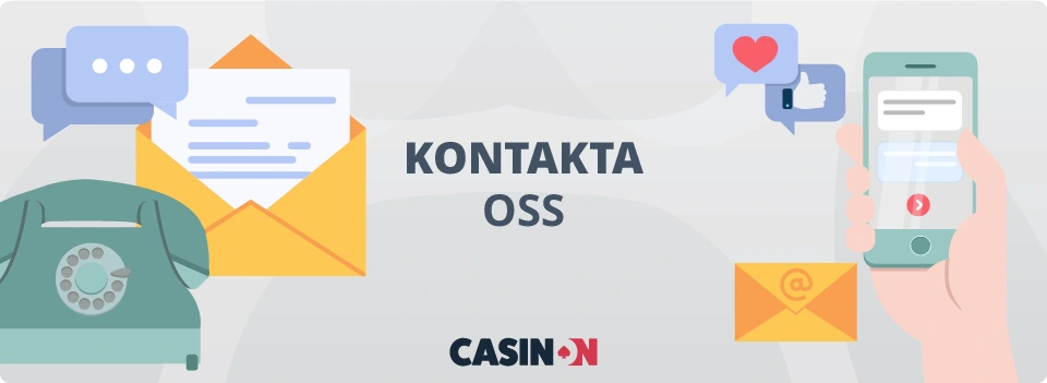 Kontakta oss på casinon.com