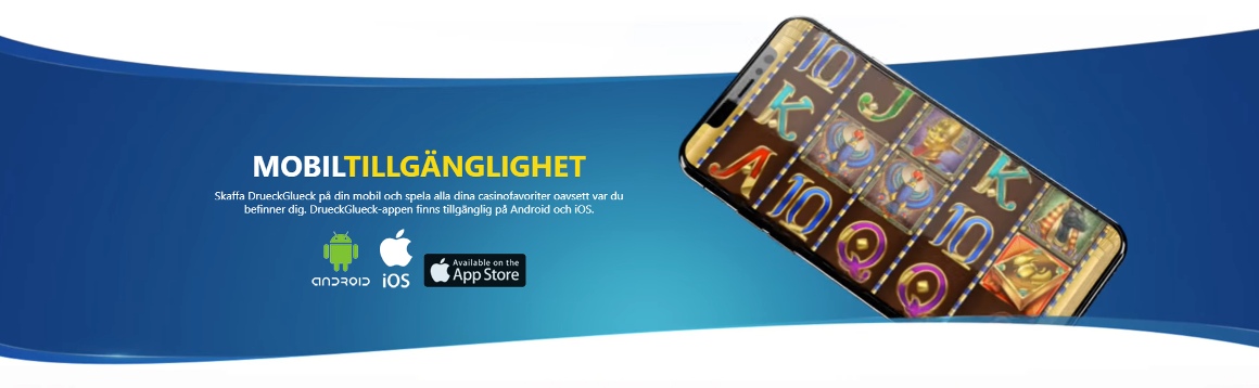 Drueckglueck caisno på mobilen