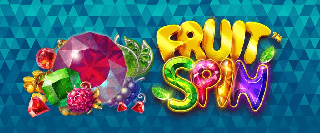 Logo för Fruit Spin slot från NetEnt