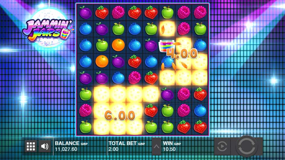 Wild-funktion i Jammin Jars från Push Gaming