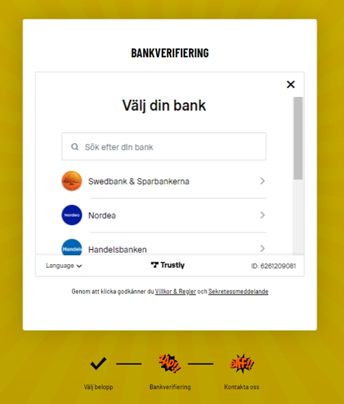 Registrering på Kazoom Sverige