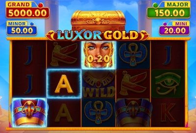 Design för vinst på Luxor Gold Hold and Win