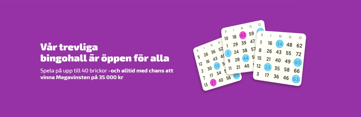 Lyckost bingo spel online