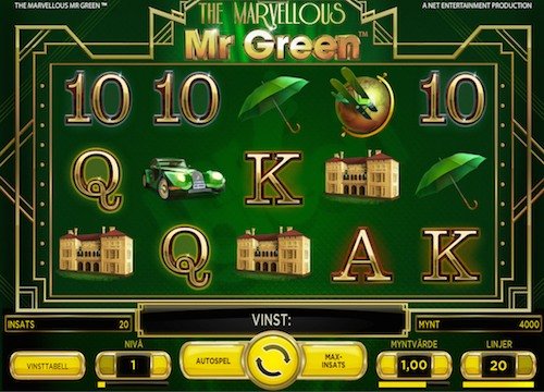 Marvellous Mr Green videoslot