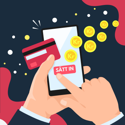 Insättning på mobilcasino med kort