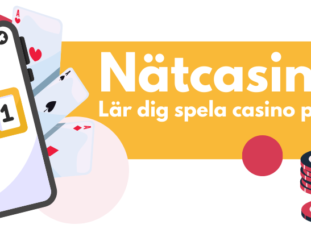Tecknade bilder av nätcasino i Sverige